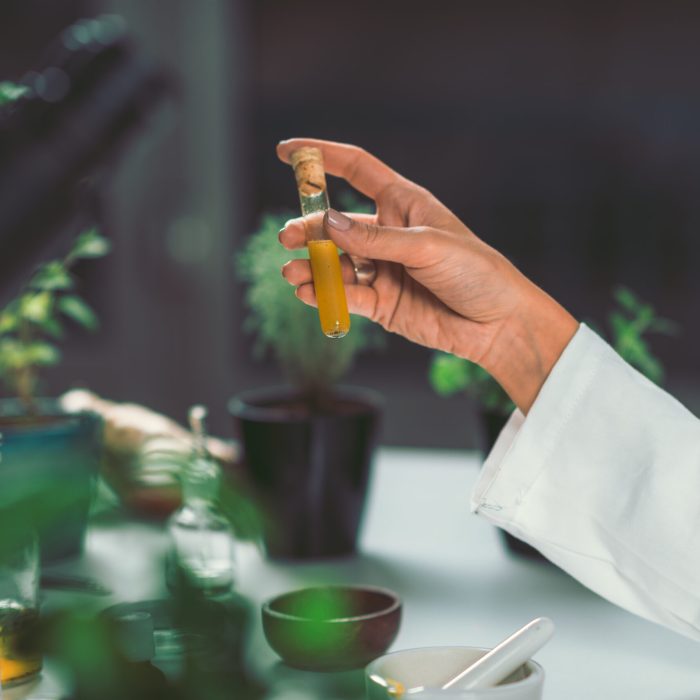 Homeopathy,Lab.,Homeopath,Preparing,Alternative,Herbal,Medicines.